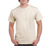 Gildan Blank T-Shirt - Unisex Style 5000 Adult, Natural, XL