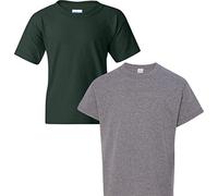 Gildan Boy's Youth Heavy Cotton T-Shirt, Style G5000b, 2-Pack T-Shirt (Pack of 2)