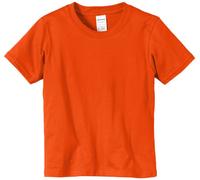 Gildan Boy's Youth Softstyle Crew Neck 64000B Short Sleeve T-Shirt, Orange, 9/11 Years (Manufacturer Size Large)