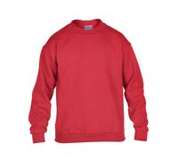 Gildan Heavy Blend Crew Neck Sweatshirt in Red | Size: 5-6 Years Gildan Red 5-6 Years