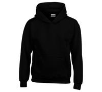 Heavy Blend Hooded Sweatshirt Gildan Black 5-6 Years