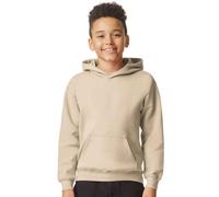 (L, Sand) Gildan Childrens/Kids Soft Touch Midweight Hoodie