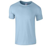 Gildan Childrens Unisex Soft Style T-Shirt (L) (Light Blue)