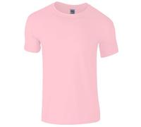 Gildan Childrens Unisex Soft Style T-Shirt (L) (Light Pink)