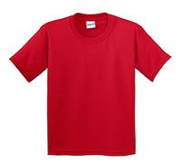 Gildan Childrens Unisex Soft Style T-Shirt (M) (Red)