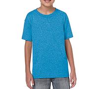 Gildan Soft Style T-Shirt – Children's Unisex – Saphire – Size S