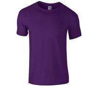 Gildan Childrens Unisex Soft Style T-Shirt (XS) (Purple)
