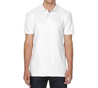 Gildan Double Pique Polo Shirt Classic Work Wear Adult Softstyle Mens Tops