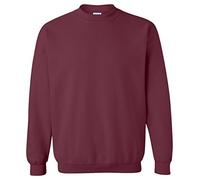 GILDAN DryBlend Adult Set-in Crew Neck Sweatshirt (13 Colours) (L) (Maroon)
