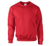 Gildan DryBlend Adult Set-In Crew Neck Sweatshirt (13 Colours) (M) (Red)