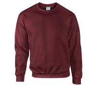 Gildan DryBlend Adult Set-In Crew Neck Sweatshirt (13 Colours) (XL) (Maroon)