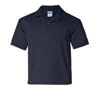 (M, Navy) Gildan DryBlend Childrens Unisex Jersey Polo Shirt (Pack Of 2)
