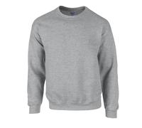 Gildan DryBlend Crew Neck Sweatshirt in Mid Grey | Size: Small Gildan Mid Grey S