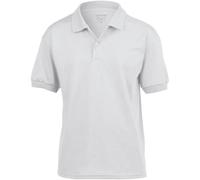 Gildan DryBlend Jersey Polo Shirt Pack of 2 in White | Size: Small Gildan White S