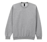 Gildan Fleece Crew Neck Sweatshirt Plain Soft Cotton Pullover Jumper Casual Top