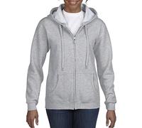 Gildan Fleece Zip Hoodie Sweatshirt,Women Style G18600w