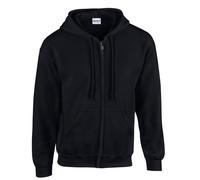 Gildan Full Zip Up Hoodie Soft Heavy Blend Hooded Sweatshirt Jacket Mens Womens