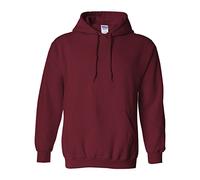 Gildan G185 Heavy Blend Adult Hooded Sweatshirt, Garnet, Small