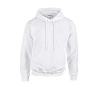 Gildan gd057 Heavy Blend Men's Hooded Sweatshirt - White - Medium