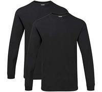 Gildan Hammer Adult Long Sleeve T-Shirt, 2-Pack, Style GH400, Black (2-Pack), XXXXL