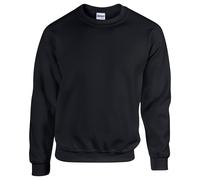 Gildan Heavy Blend Adult Crew Neck Sweatshirt Black Soft Comfortable Sizes S-5XL