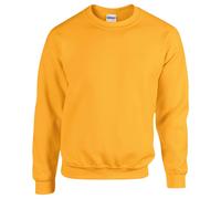 Gildan Heavy Blend Adult Crew Neck Sweatshirt Gold Soft Pilling Resistant