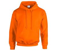 gildan Heavy Blend Adult Hooded Sweatshirt, Safety Orange, XL