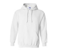 (3XL, White) Gildan Heavy Blend Adult Unisex Hooded Sweatshirt / Hoodie