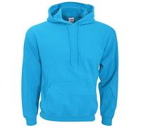 Gildan Heavy Blend Adult Unisex Hooded Sweatshirt / Hoodie (L) (Sapphire)