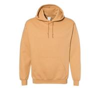 (M, Old Gold) Gildan Heavy Blend Adult Unisex Hooded Sweatshirt / Hoodie