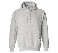 GILDAN Heavy Blend Adult Unisex Hooded Sweatshirt/Hoodie (XL) (Ash)