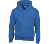 GILDAN Heavy Blend Childrens Unisex Hooded Sweatshirt Top/Hoodie (S) (Royal)