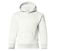 GILDAN Heavy Blend Childrens Unisex Hooded Sweatshirt Top/Hoodie (XL) (White)