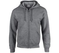 Gildan Heavy Blend Full Zip Hooded Sweatshirt - Graphite Heather
