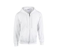 Gildan Heavy Blend Full Zip Hoodie Hooded Sweat Jacket Jumper S-5XL