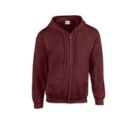 Gildan Heavy Blend Full Zip Hoodie Hooded Sweat Jacket Jumper S-5XL