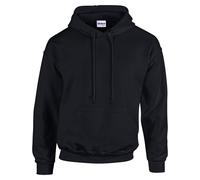 Gildan Heavy Blend Hooded Sweatshirt Black Soft Warm Cosy Unisex