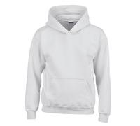 Gildan Heavy Blend Hooded Sweatshirt in White | Size: 9 Years Gildan White 9 Years