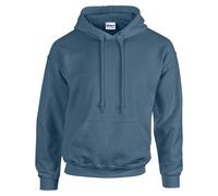 Gildan Heavy Blend Hooded Sweatshirt Indigo Blue Soft Warm Cosy Unisex