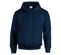 Gildan Adult Heavy Blend Hooded Sweatshirt - Cotton/Polyester, Unisex, Navy S