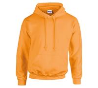 Gildan Heavy Blend Hooded Sweatshirt Safety Orange Soft Warm Pilling Resistant