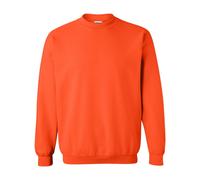 GILDAN Men's 50/50 Adult Crewneck Sweatshirt, Orange, L UK