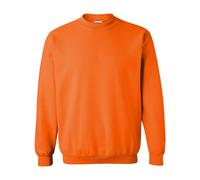 (L, Safety Orange) Gildan Heavy Blend Unisex Adult Crewneck Sweatshirt