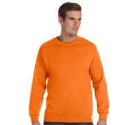 Gildan Heavy Blend Unisex Adult Crewneck Sweatshirt (XL) (Safety Orange)