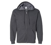 GILDAN Heavy Blend Unisex Adult Full Zip Hooded Sweatshirt Top