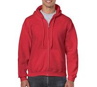 Gildan Heavy Blend Unisex Adult Full Zip Hooded Sweatshirt | Various Colours