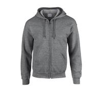 Gildan Heavy Blend Unisex Adult Full Zip Hooded Sweatshirt | Various Colours