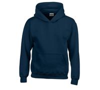 Gildan Heavy Blend Youth Hooded Sweatshirt Girls Boys Plain Hood Jumper Pullover