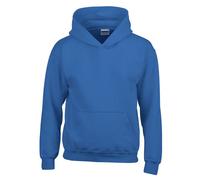 Gildan Heavy Blend Youth Hooded Sweatshirt Girls Boys Plain Hood Jumper Pullover