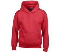 Gildan Heavy Blend Youth Hooded Sweatshirt Girls Boys Plain Hood Jumper Pullover